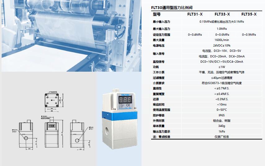 FLT30通用型压力比例阀